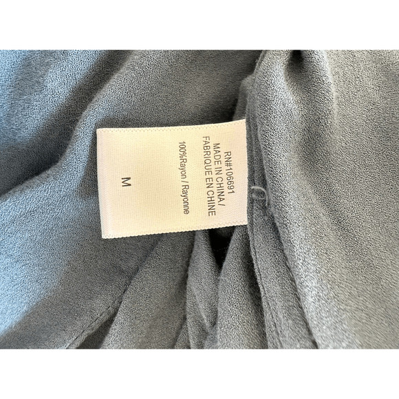 Young Fabulous & Broke High Neck‎ Swing Midi Halter Dress Teal Woman’s M GUC - Picture 14 of 15